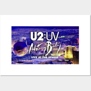 U2 : UV achteing baby Posters and Art